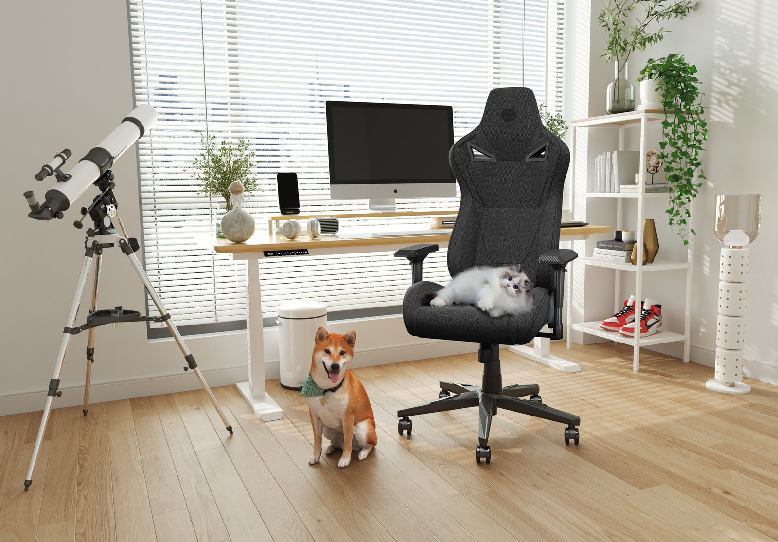 Karnox ShieldPlus Tech Fabric Gaming Chairs